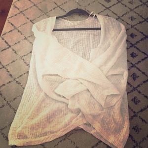 Poncho style cardigan